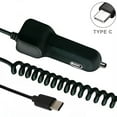thumbnail image 3 of Type-C 3.1A Charger w Windshield Dash Car Mount L4J for Acer Liquid Jade Primo - Alcatel PulseMix, 7, Idol 5S 5 4S - ASUS Zenfone V Live, ROG Phone, AR 6 5z 4 Pro - Blackberry Motion, Key2, 3 of 11