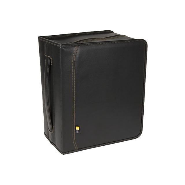 Case Logic DVD - Album for CD/DVD discs - 200 discs - faux leather - black