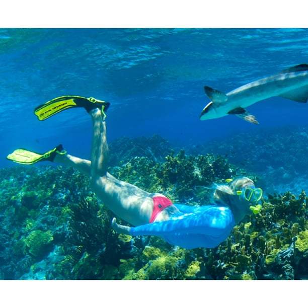 U.S. Divers Proflex II Snorkeling Diving Swimming Fins, Extra Large, Blue 