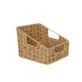 thumbnail image 3 of Cesta de almacenamiento decorativa Strade Fareast Limited cesta tejida trapezoidal Caqui 28x18x18 cm, 3 of 8