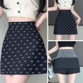 thumbnail image 1 of PFDDRW Bow Pattern Midi Skirt for Women Summer Hot Girl A-line Skirth, 1 of 8