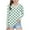 Green-02, variant on Ugoldhm Girls Tees Polka Dot V Neck Tunic Fashion Tops Fall Long Sleeve Shirts Sizes 3-13