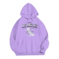 thumbnail image 3 of XIYON Mens Hoodies Men's Plus Size Casual Sports Chest Letter Printed Long Sleeve Hooded Top Streetwear, 3 of 4