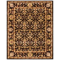 SAFAVIEH Antiquity Francine Oriental Wool Area Rug, Dark Plum/Gold, 8'3" x 11'