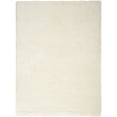 thumbnail image 2 of Nourison Luxurious Shag Ivory 5'3" x 7'3" Area Rug, Solid, Plush, Bed Room, Living Room, Dining Room, Kitchen, Easy Cleaning, Non Shedding,, 2 of 8