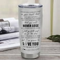 thumbnail image 7 of Personalized To My Son Tumbler From Mom Mother Believe Your Heart Son Gift Birthday Graduation Christmas Custom Stainless Steel Cup Travel Mug 20oz Curved Tumbler, 7 of 7