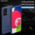 thumbnail image 3 of Slim Fit Phone Case for Samsung Galaxy A53 5G,Rugged Shield Durable Case with Military Grade Shockproof Protection,Drop-Tested and Camera Lens Protection Cover for Galaxy A53 5G, HD Blue, 3 of 16