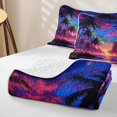 thumbnail image 4 of Erosebridal Hawaii Beach Twin Quilt Set,Hawaii Holiday Tropical Botanical Coconut Tree Twin Coverlet Set For Girls,2-Piece, 4 of 7