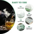 thumbnail image 2 of Dog Ice Cube Mold Silicone with Lid, 2.8” Slow-Melting Ice Trays for Whiskey & Cocktails - Dog Lover Gifts (Green), 2 of 7