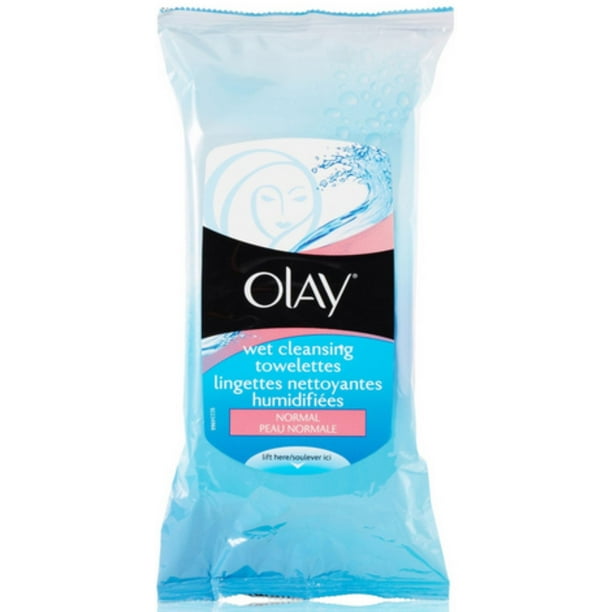OLAY Wet Cleansing Cloths, Normal Skin 30 ea (Pack of 2)