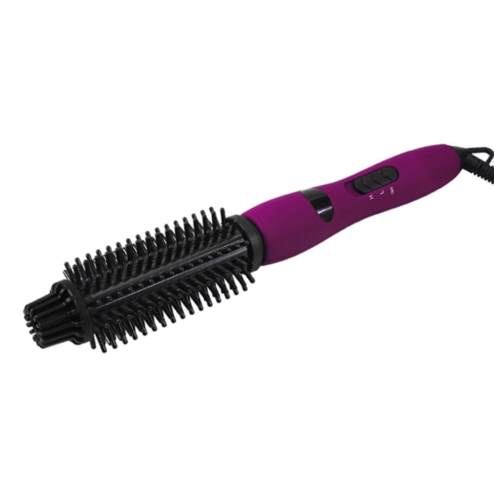 Pro Curling Iron Brush 1 Inch Hair Curler Brush Ceramic Hot Brush Styling  Dryer Comb Curl Tool Dual Voltage for Long Hair 