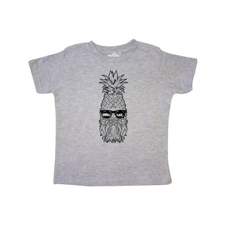 

Inktastic Bearded Summer Pineapple in Sunglasses Gift Toddler Boy or Toddler Girl T-Shirt