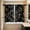 B, variant on AUNVITO 2D Printed Kitchen Curtains Short Pair, Ghost Pattern Curtain, Grease Proof Material, Easy Clean Valance for Kitchen Window and Sink