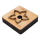thumbnail image 1 of Die De Corte De Cuero Floral, Precisión De Metal Cuchilla Con Base De Madera Para Decoración De Artesanía De Cuero De Bricolaje Y Fabricación De Regalos, 1 of 7