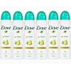 Dove 48HR Antiper spirant Deod orant Body Sp ray Peer and Aloe Sc ent 6 PK 150ML