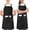 Black, variant on Utopia Kitchen 2 Pack Bib Apron, Adjustable with 2 Pockets, Water and Oil Resistant, Cooking Kitchen Chef Apron for Women Men, Black