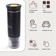 thumbnail image 5 of Riousery Portable Electric Espresso Machine, 15 Bar Cordless Heating Car Coffee Maker for Travel Camping Home, 120ml / 4.05oz Capacity, Compatible with Capsules & Ground Coffee, Black, 5 of 7