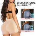 thumbnail image 3 of Qubber Padded Underwear for Women Butt Lifting Shapewear Booty Pads Hip Enhancer Lace Boyshorts, 3 of 6