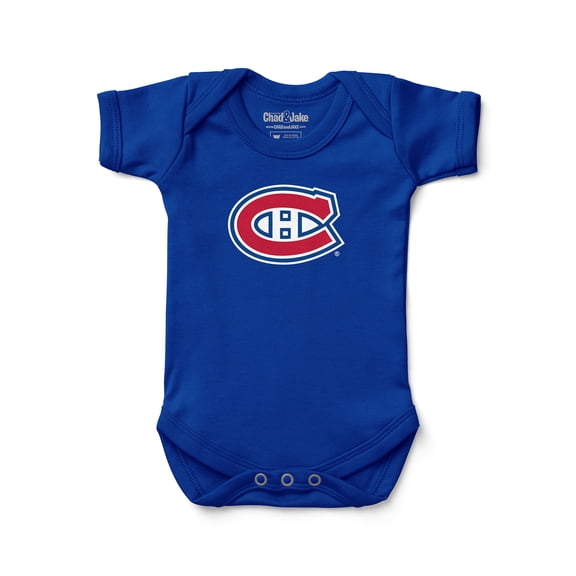 Newborn & Infant Chad & Jake Blue Montreal Canadiens Primary Logo Bodysuit