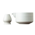 thumbnail image 2 of Juego de batidor de matcha, accesorios para la ceremonia del té, manualidades, cocina, mesa, gran regalo Blanco mate, 2 of 9