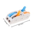 thumbnail image 2 of WASHWEPE 18Ud Conectores Eléctricos De Para Cable Con Separador De Contactos Y Aislamiento, 2 of 8