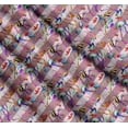 thumbnail image 3 of Soimoi Cotton Voile Fabric Stripe,Coral & Jellyfish Ocean Print Fabric by The Yard 56 Inch Wide, 3 of 7
