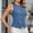 Blue, variant on Drovellove Women's Sleeveless Denim Jacket | Casual Fashion Button Up Vest Top for Everyday Style