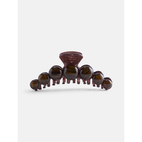 Scenario Women's Cat Eye Hair Claw Clip, Brown