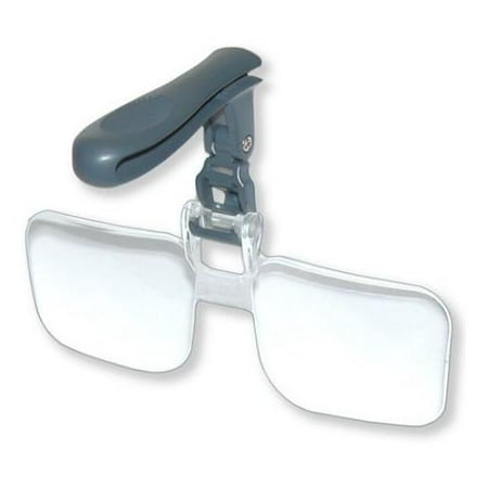 Carson VisorMag 2x Power 4.00 Diopters Clip-On Magnifying Lens for Hats