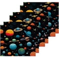 thumbnail image 3 of Coolnut Space Planets Washcloths 4 Pack, Highly Absorbent Soft Cotton Fingertip Towels for Bathroom, Kitchen, Gym, Spa, Home Decor, 12 x 12 Inch Washcloth Gift, 3 of 7