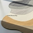thumbnail image 2 of Modern Abstract Hand-Tufted Rug – Unique Irregular Shape Carpet for Stylish Bedroom Decor, 2 of 4