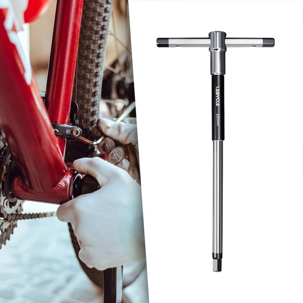 T Manejo de llave hexadecimal, herramienta de mano de llave Allen, liviano para varios trabajos mecánicos Herramienta de reparación de bicicletas de 10 mm