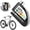 Black, variant on Alarm Disc Brake Lock, Waterproof Anti-Theft 7mm Pin Security Lock with Loud Alarm for Motorcycle Scooter Bike Outdoor Riding,3.74"×2.76"×1.34",1PC,Green