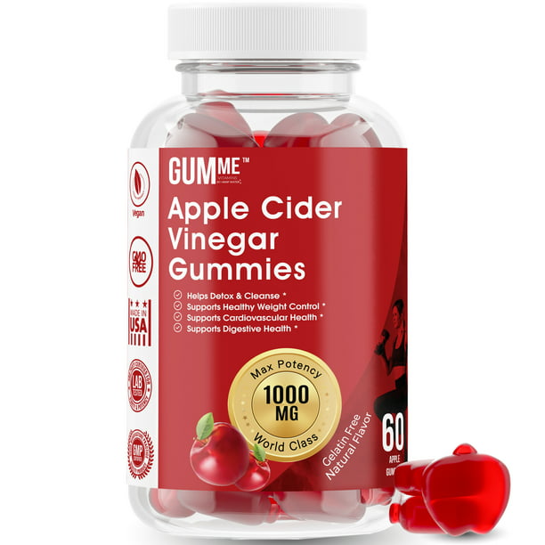 GumMe Apple Cider Vinegar Gummies Weight Loss, Lose Weight - ACV Gummy