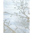 thumbnail image 2 of Kimberly, Allen 26x32 White Modern Wood Framed Museum Art Print Titled - Gilded Branch 1, 2 of 4