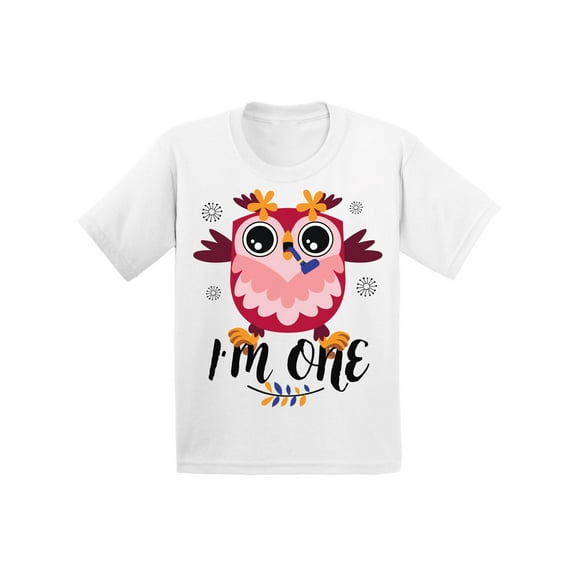 12 Months Baby Birthday - Cute Baby Boy Baby Girl Shirt - Little Owl Tee