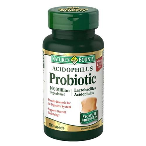 Spring Valley Probiotic Acidophilus Dietary Supplement Caplets, 100