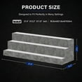 thumbnail image 5 of Cubehom LED 3 Tier 38 inch Bar Bottle Display Shelf with App & Remote Control for Home Party Gray, 5 of 6