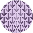 thumbnail image 1 of Ahgly Company Machine Washable Indoor Round Transitional French Lilac Purple Area Rugs, 8' Round, 1 of 7