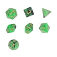 thumbnail image 1 of Dados poliédricos de plástico, juego de 4 dados poliédricos de plástico para aprendizaje, juego de dados poliédricos con estándares líderes en la industria, 1 of 14