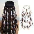 thumbnail image 3 of Hair Rope Feather Headband Head Dress With Feathers For Women And Girls Party Accessories, 3 of 8