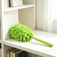 thumbnail image 5 of Microfiber Extendable Hand Duster - Washable Telescopic Pole Car Cleaning Brush, Retractable for High Shelves, Ceiling (Green, 1 Pack), 5 of 5