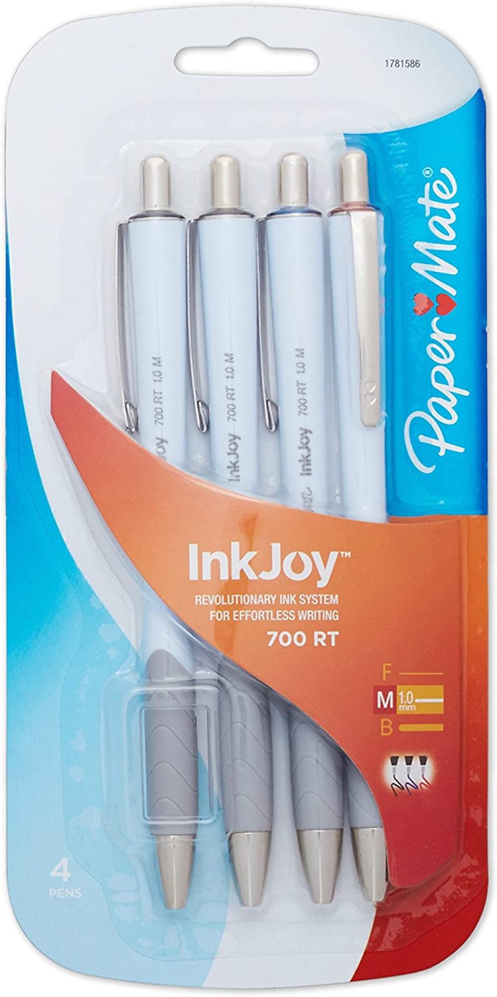 BIC 4-Color Ballpoint Pen Assorted Inks Medium Point 3-Count .1 Pack - Unit 1.0mm 