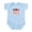 Sky Blue, variant on CafePress - Mexirican Family Body Suit - Baby Light Bodysuit, Size Newborn - 24 Months