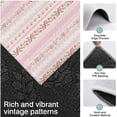 thumbnail image 3 of Pink Floral and Lace Pattern Kitchen Rugs Sets Of 3,Kitchen Runner Rugs Non Skid Washable,Decorative Kitchen Floor Mats for Kitchen,Sink,Laundry,17"x30"+ 17"x47" + 17"x59", 3 of 6
