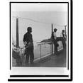 thumbnail image 2 of Historic Framed Print, [Burial at sea of Mr. Oregerton(?), Ponce, Puerto Rico], 17-7/8" x 21-7/8", 2 of 9