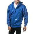 thumbnail image 4 of Pro Club Men's Heavyweight Full Zip Fleece Hoodie, Royal Blue, 3X-Large, 4 of 5