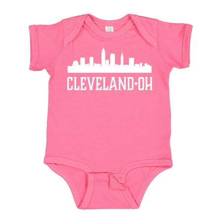 

Inktastic Cleveland Ohio Skyline City Silhouette Gift Baby Boy or Baby Girl Bodysuit