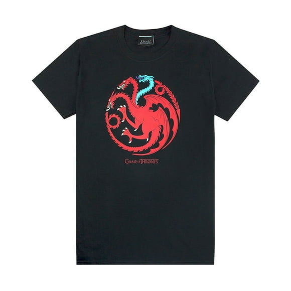 Game of Thrones Mens Ice and Fire Dragons Emblem T-Shirt