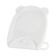 thumbnail image 1 of Bolsa de almacenamiento de mascarillas con tapa, antipolvo, higiénica, práctica, organizador de silicona blanco, 1 of 9